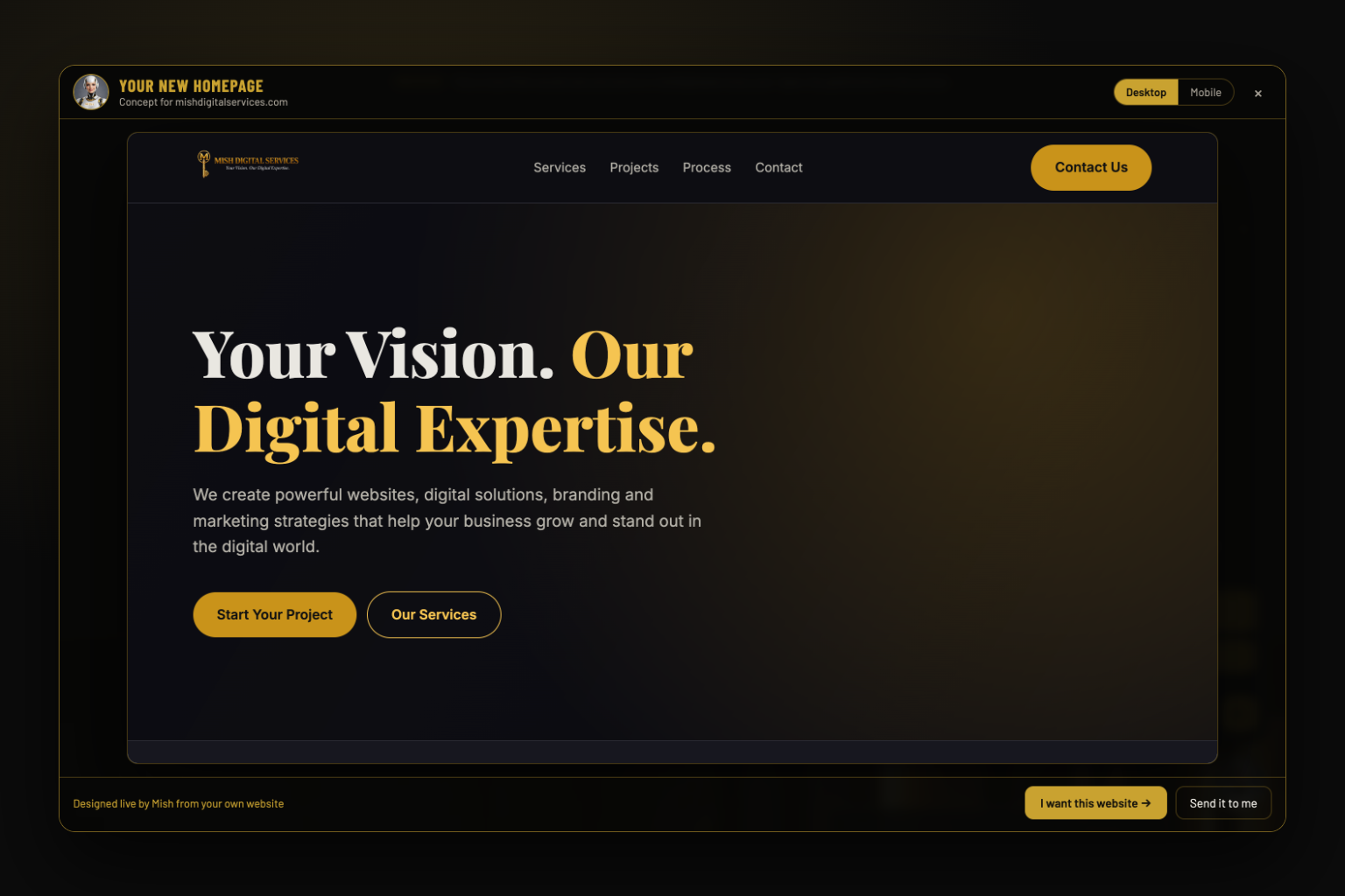 Paste a Website. Get a New Homepage in Seconds.